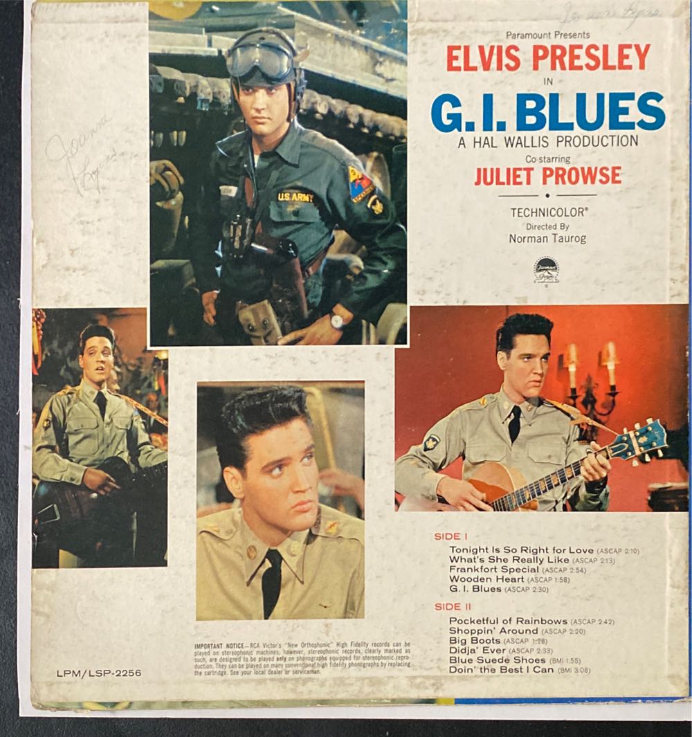 G.I. Blues - Elvis Presley (12”) music collectible - Main Image 2