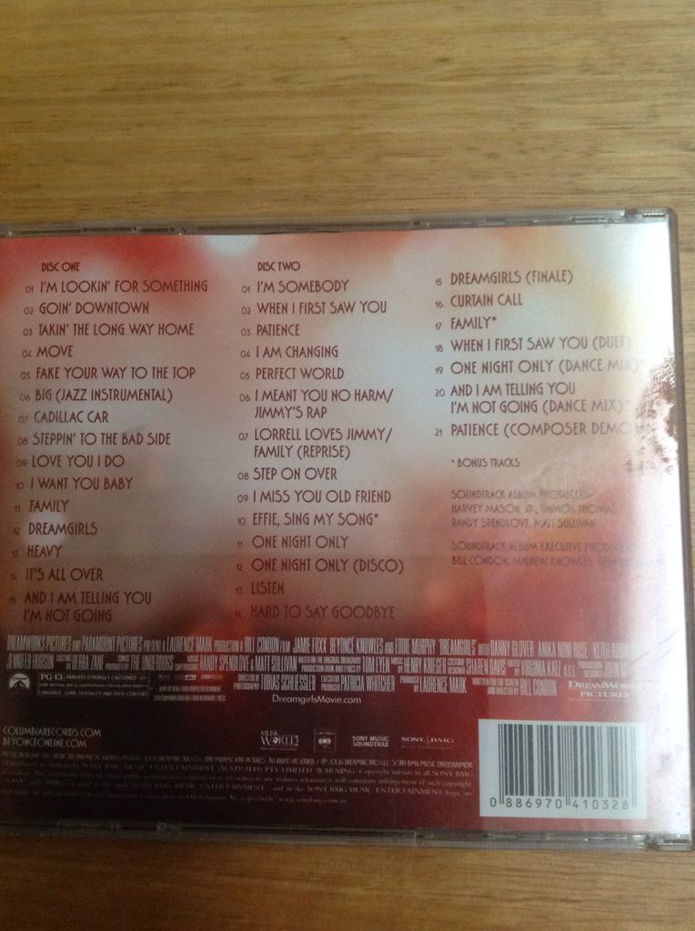 Dreamgirls - Various Artists (CD) music collectible [Barcode 0886970410328] - Main Image 2