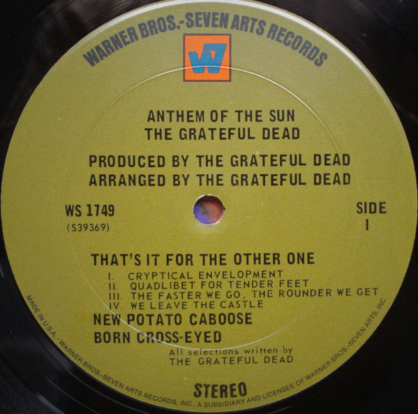 Athem Of The Sun - Grateful Dead, The (12”) music collectible - Main Image 3