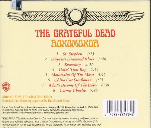 Aoxomoxoa - Grateful Dead (12”) music collectible - Main Image 2