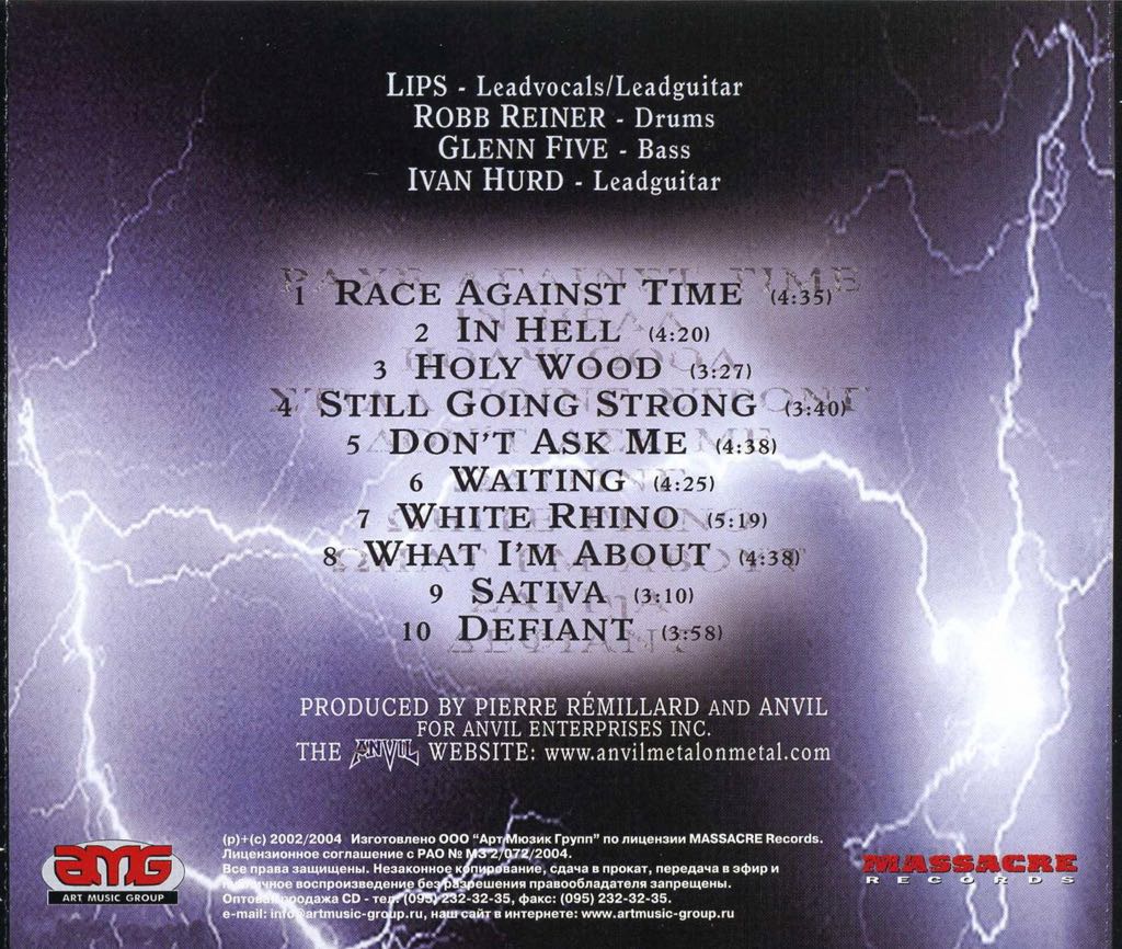 Still Going Strong - Anvil (CD) music collectible [Barcode 747014454022] - Main Image 2