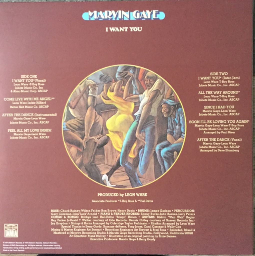 I Want You - Marvin Gaye (12”) music collectible - Main Image 2