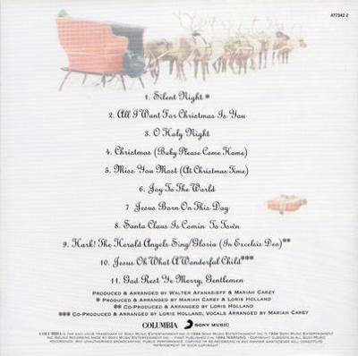 Merry Christmas - Mariah Carey - Mariah Carey (12”) music collectible - Main Image 2