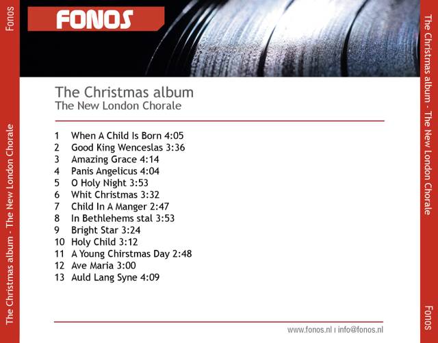The Christmas Album - New London Chorale (CD) music collectible - Main Image 2
