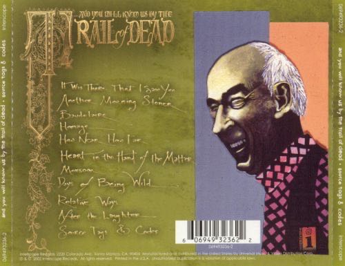 Source Tags and Codes - ...And You Will Know Us By The Trail Of Dead (CD) music collectible [Barcode 606949324926] - Main Image 2