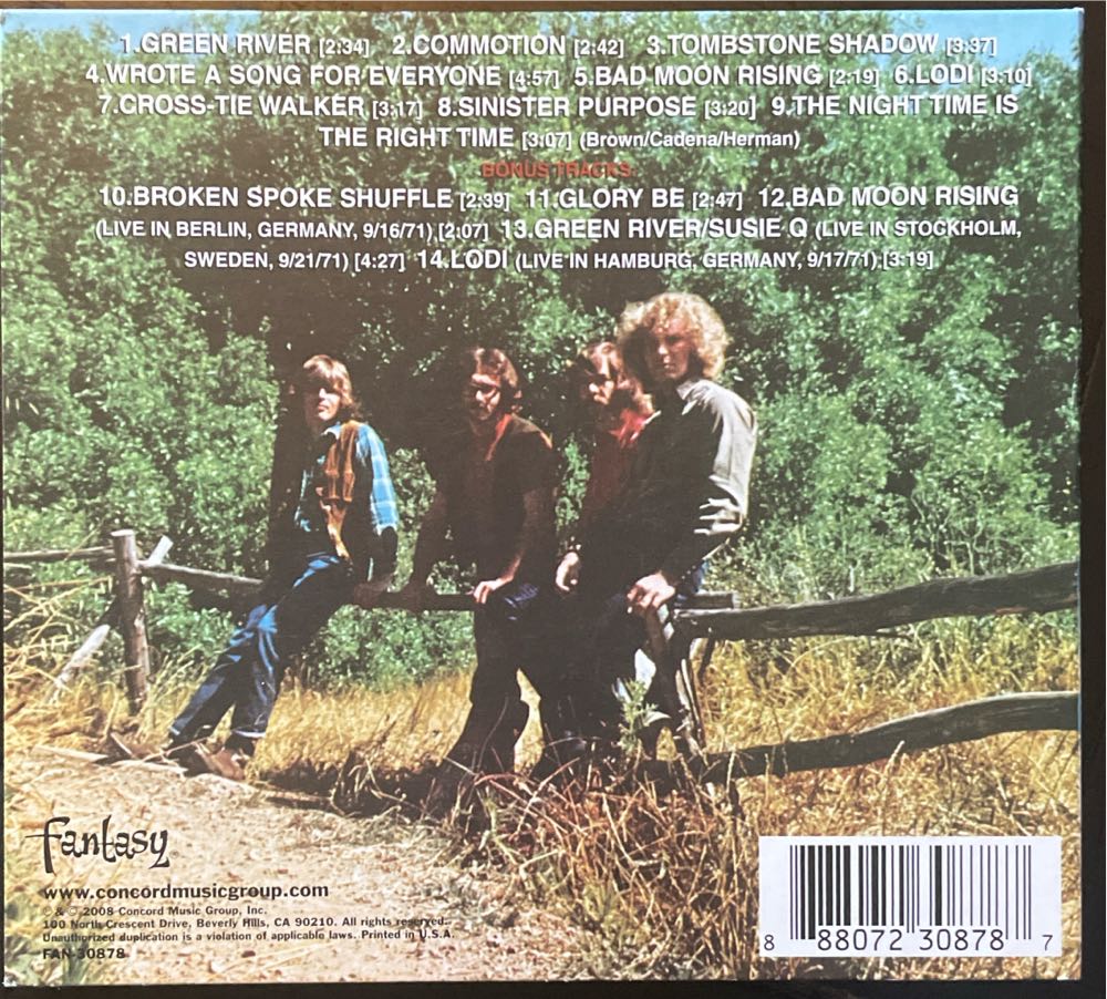 Green River (40th Anniversary Edition) - Creedence Clearwater Revival (CD - 45) music collectible - Main Image 2