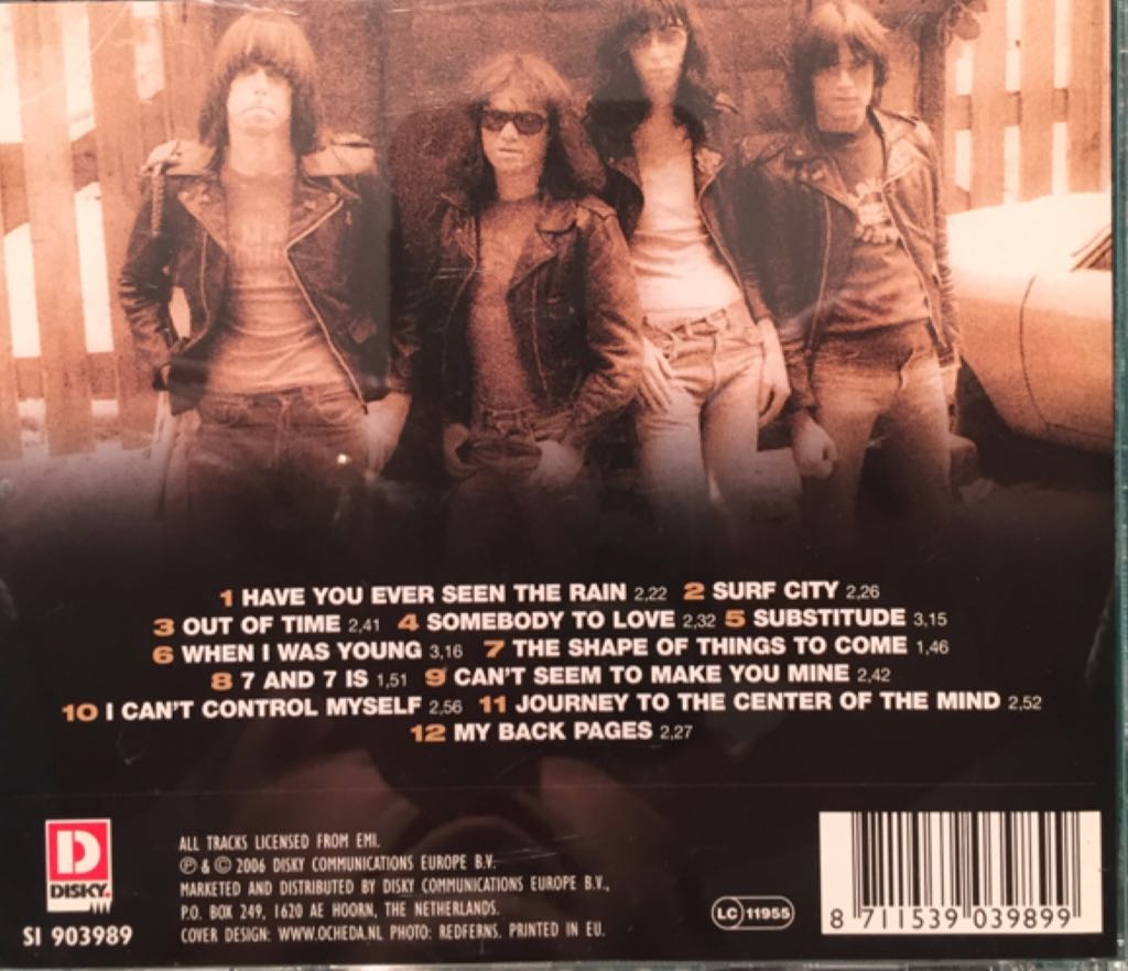 The Ramones - Ramones, The (CD) music collectible [Barcode 8711539039899] - Main Image 2