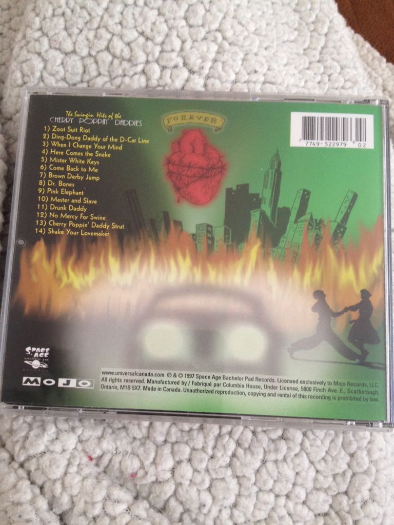 Zoot Suit Riot - Cherry Poppin Daddies (CD) music collectible [Barcode 777495229796] - Main Image 2