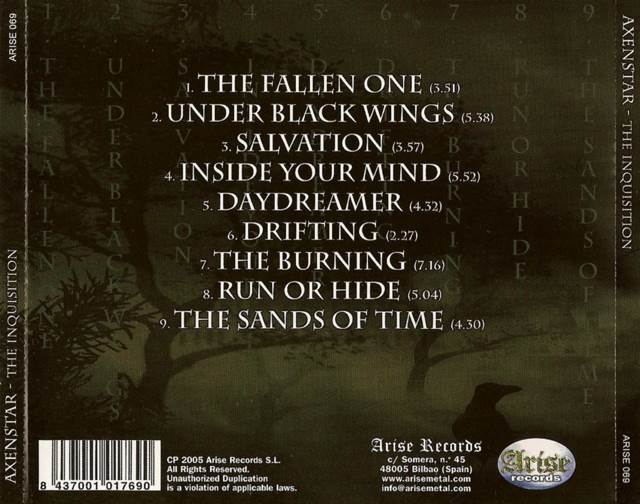 The Inquisition - Axenstar (CD) music collectible [Barcode 8437001017690] - Main Image 2