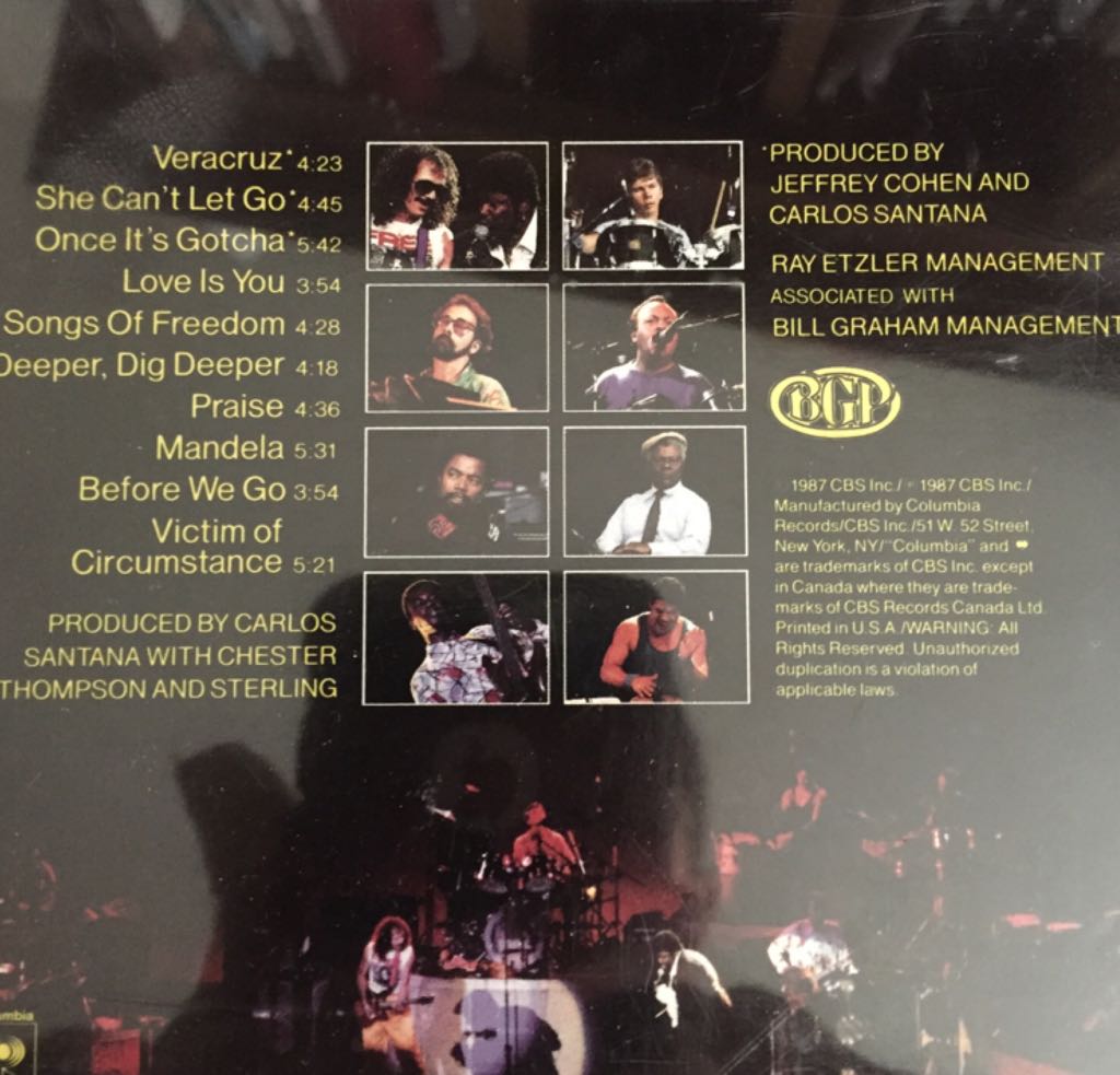 Freedom - Santana (CD) music collectible [Barcode 074644027228] - Main Image 2