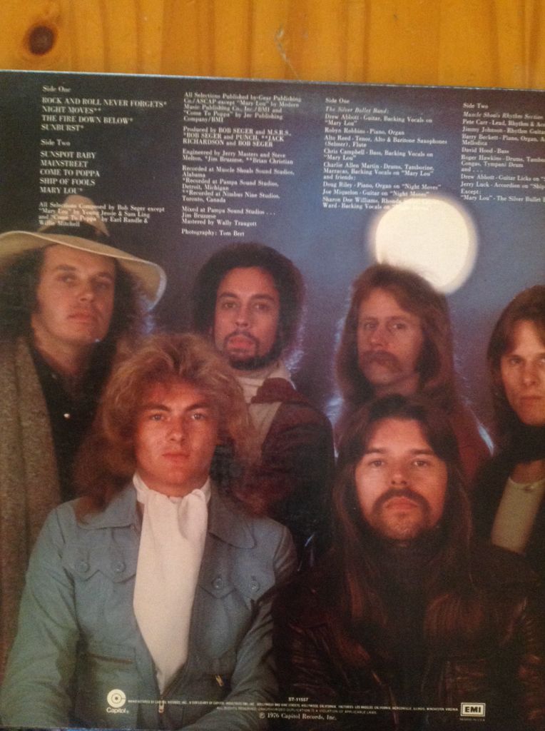 Night Moves - Seger, Bob (12” - 37) music collectible - Main Image 2