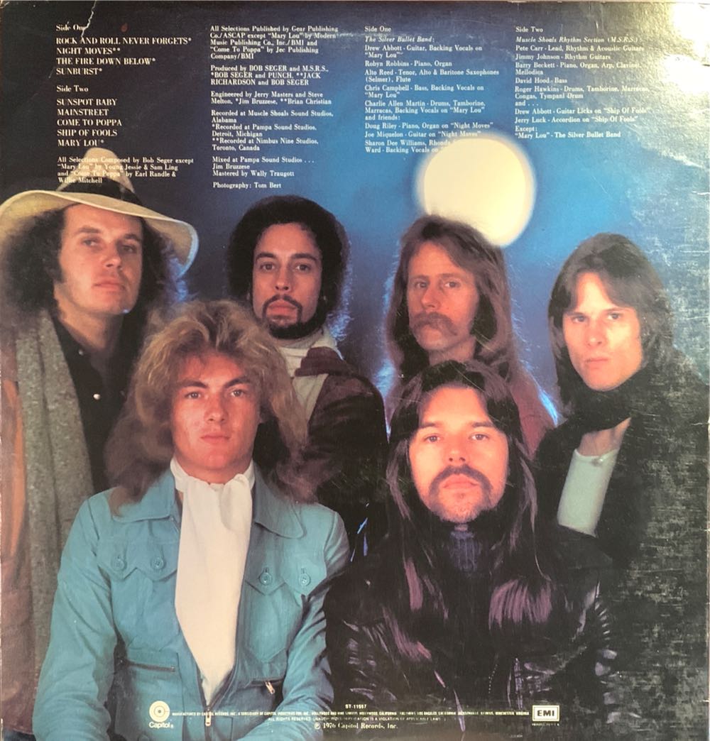 Night Moves - Seger, Bob (12” - 37) music collectible - Main Image 3