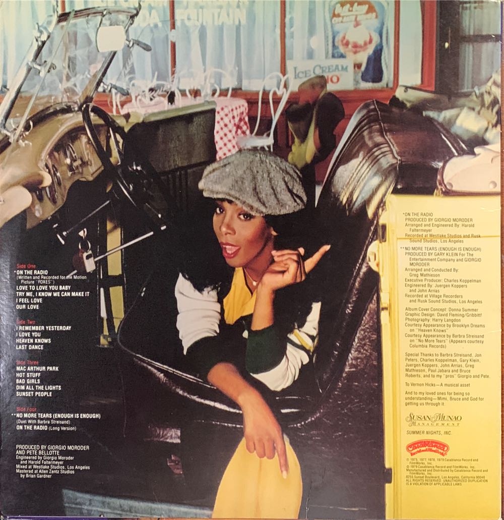 On The Radio: Greatest Hits Volumes I & II - Donna Summer (12” - 71) music collectible - Main Image 2