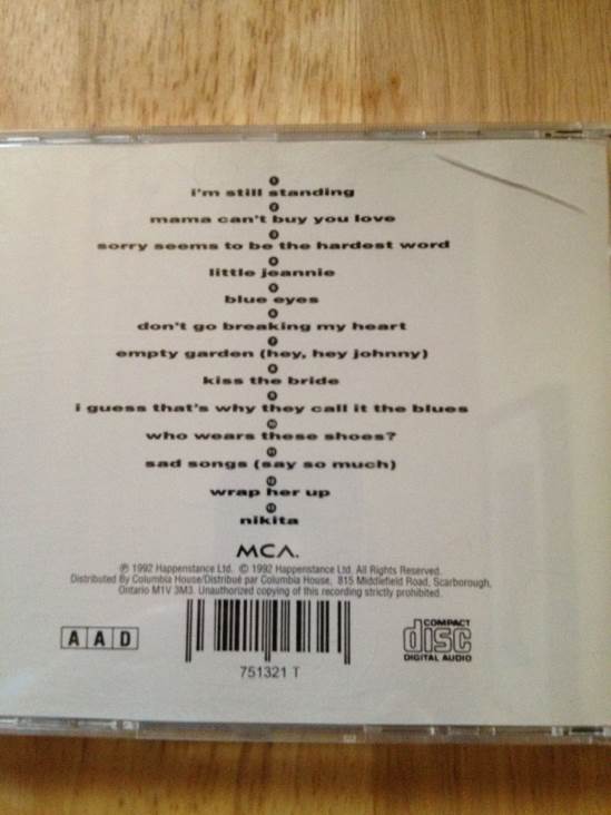 Elton John - Greatest Hits 1976-1986 - John, Elton (CD - 58) music collectible [Barcode 008811069322] - Main Image 2