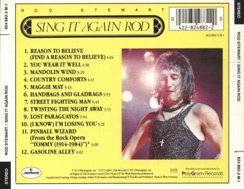 Sing It Again Rod - Stewart, Rod (CD) music collectible - Main Image 2