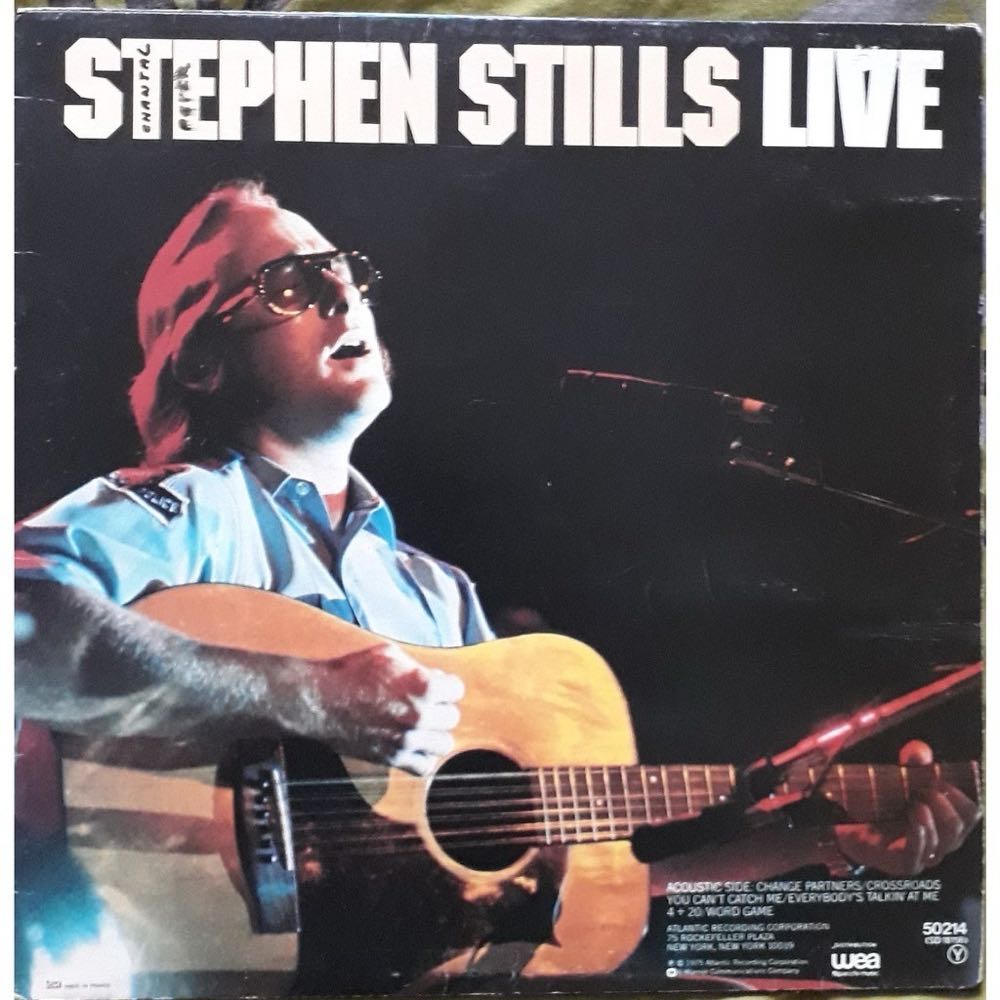 Stephen Stills Live - Stephen Stills (12”) music collectible [Barcode 075678149924] - Main Image 2