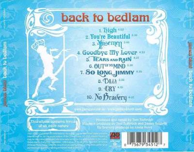 Back to Bedlam - James Blunt (CD - 39) music collectible [Barcode 075678383823] - Main Image 2