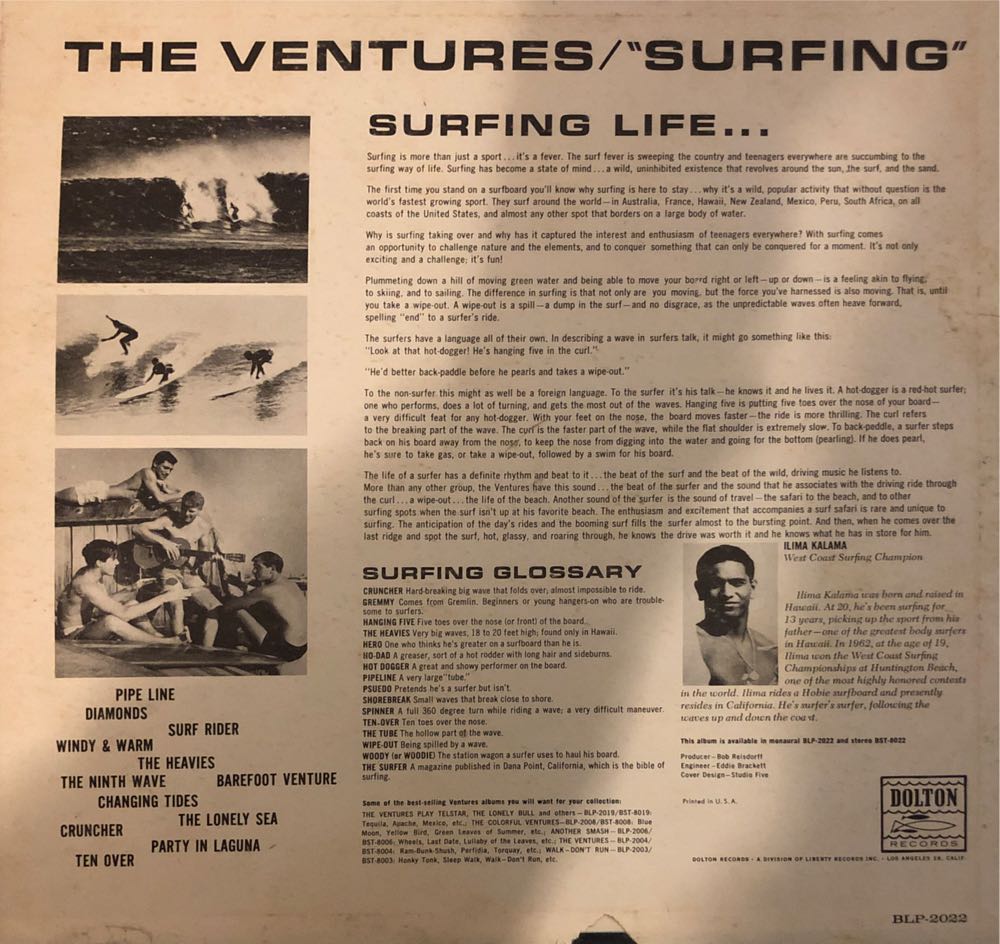Surfing - Ventures, The (12” - 27) music collectible [Barcode 3700139303962] - Main Image 2