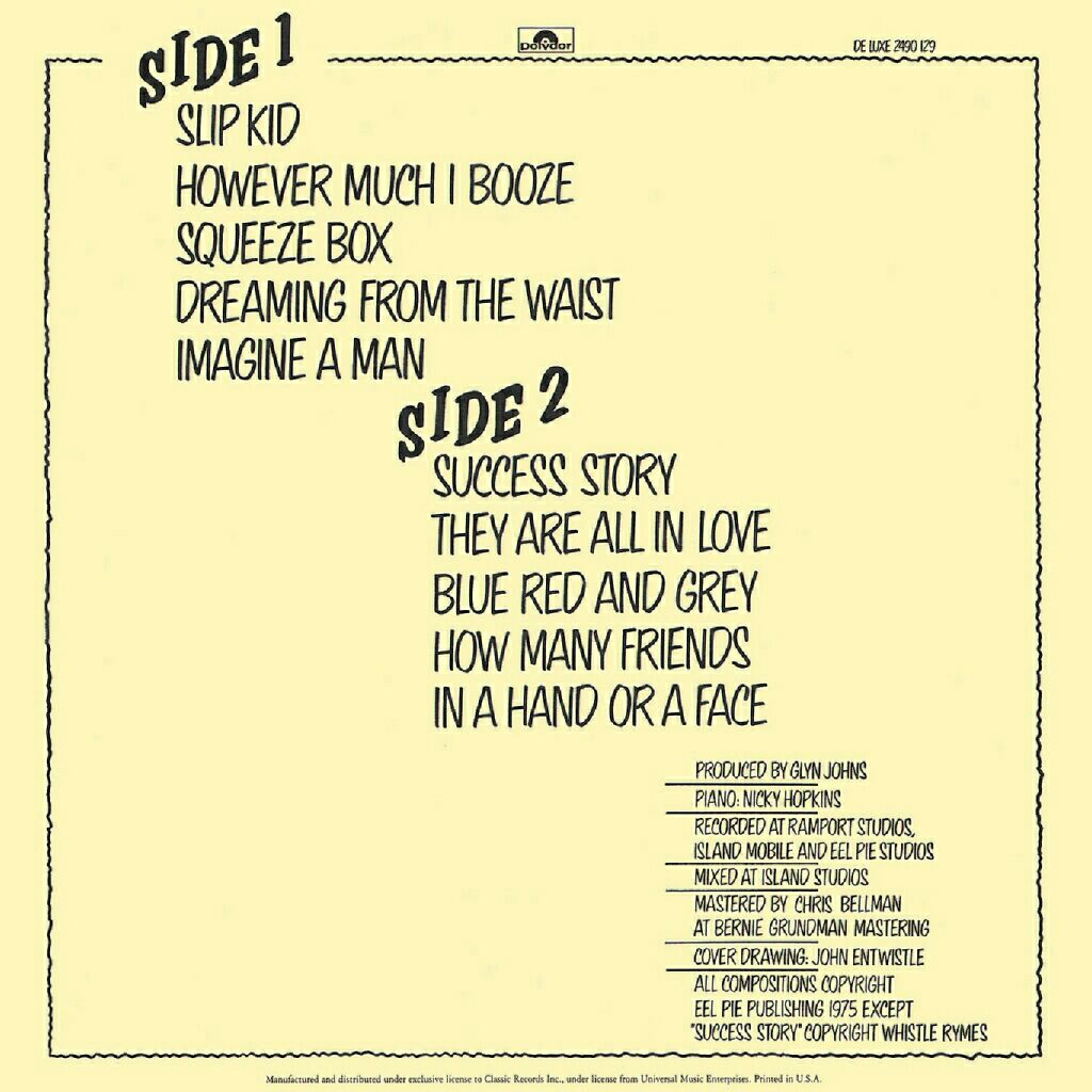 The Who By Numbers - The Who (12” - 49) music collectible - Main Image 2