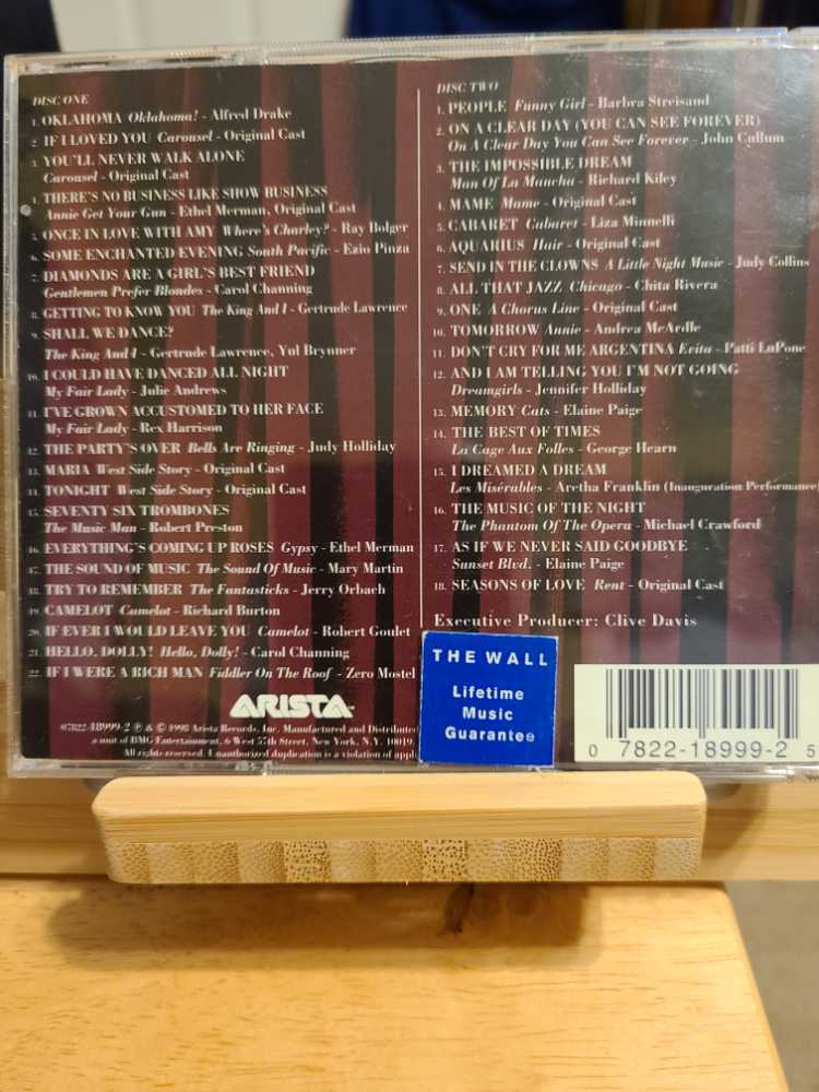 Ultimate Broadway - Various Artists (CD) music collectible [Barcode 078221899925] - Main Image 2