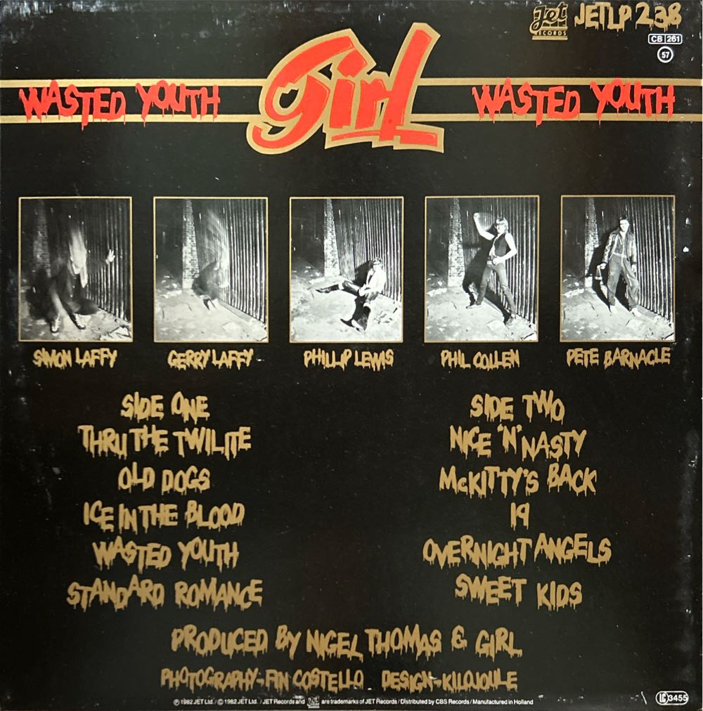 Wasted Youth - Girl (12” - 38) music collectible - Main Image 2