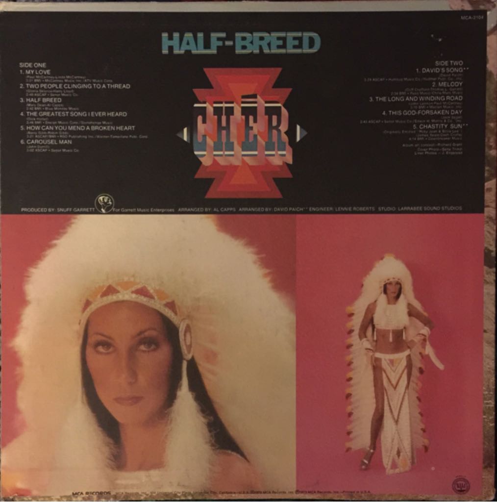 Half-Breed - Cher (12”) music collectible - Main Image 2