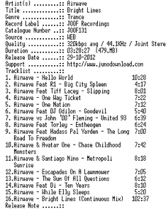 Bright Lines - Airwave (MP3 - 209) music collectible - Main Image 2