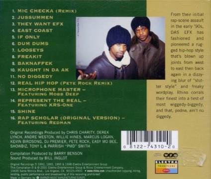 The Very Best Of Das Efx - Das EFX (CD) music collectible - Main Image 2