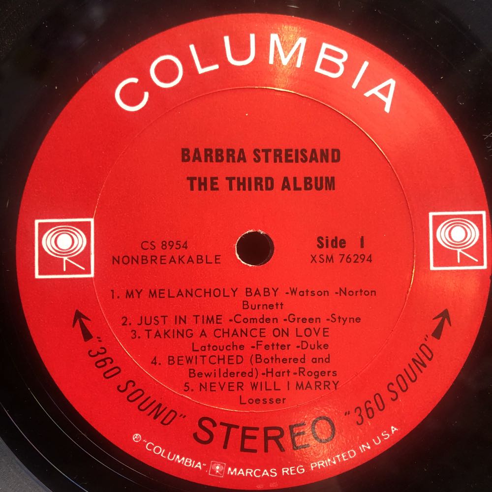 The Third Album - Barbra Streisand (12”) music collectible - Main Image 3