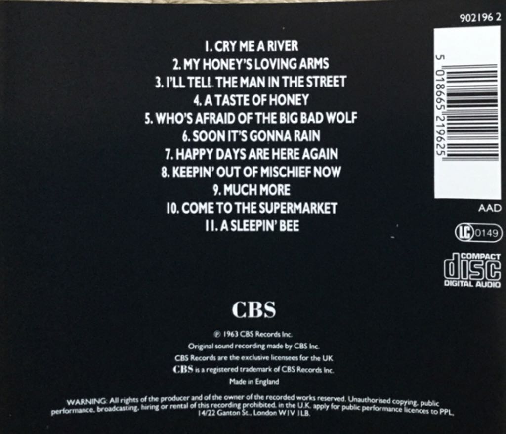 The Barbra Streisand Album - Barbra Streisand (CD) music collectible [Barcode 5018665219625] - Main Image 2