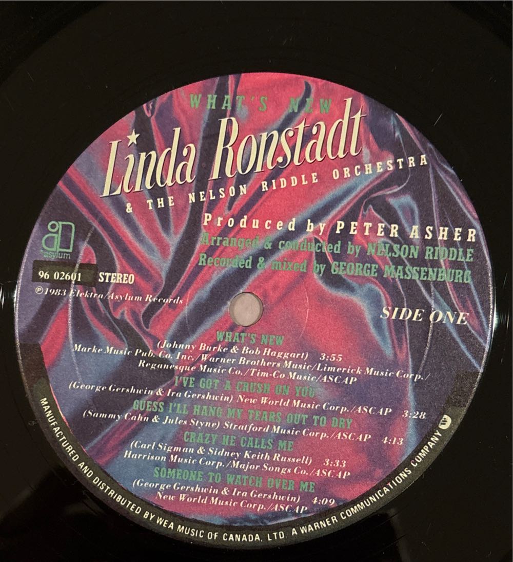What’s New - Ronstadt, Linda (12”) music collectible - Main Image 3