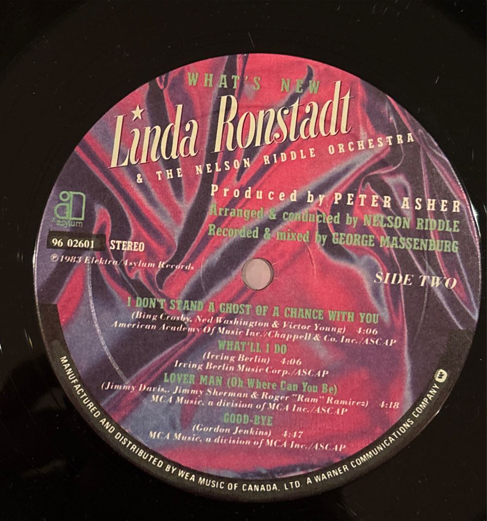 What’s New - Ronstadt, Linda (12”) music collectible - Main Image 4