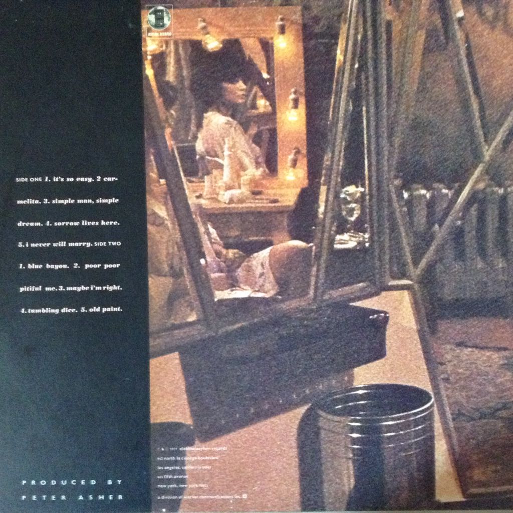 Simple Dreams - Linda Ronstadt (12” - 31:49) music collectible - Main Image 2