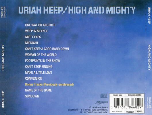 High and Mighty: Expanded Deluxe Edition - Uriah Heep (CD) music collectible [Barcode 5050749210128] - Main Image 2