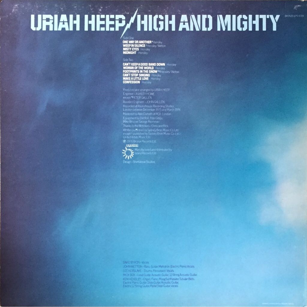 High And Mighty - Uriah Heep (12”) music collectible - Main Image 2