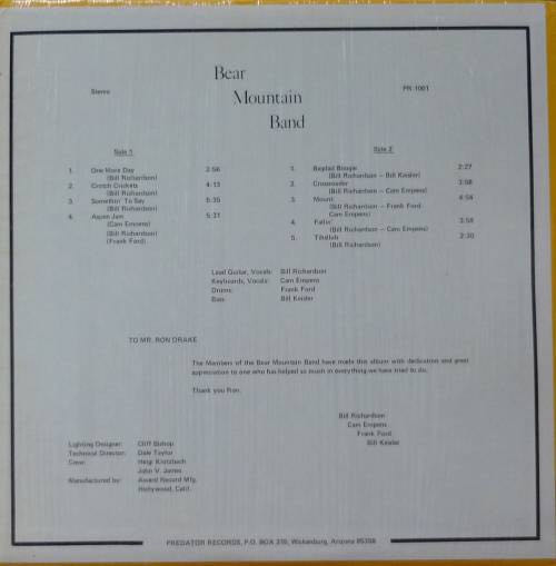 One More Day - Bear Mountain Band (MP3) music collectible - Main Image 2