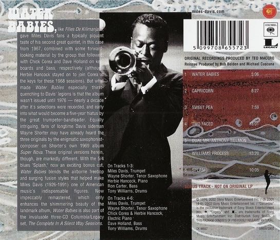 Water Babies (Deluxe Edition) (Bonus Track) - Miles Davis (CD - 63) music collectible [Barcode 696998655720] - Main Image 4