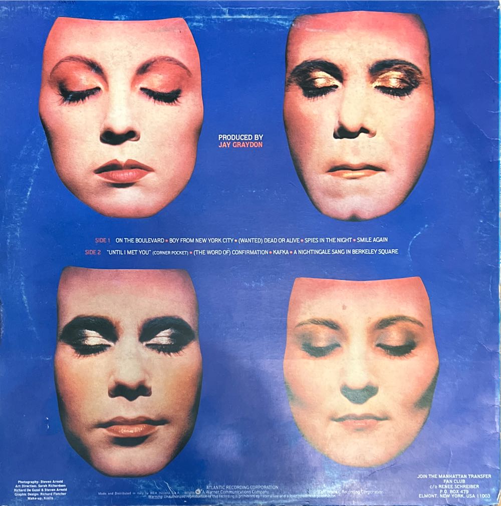 Mecca For Moderns - Manhattan Transfer (12” - 36) music collectible - Main Image 2