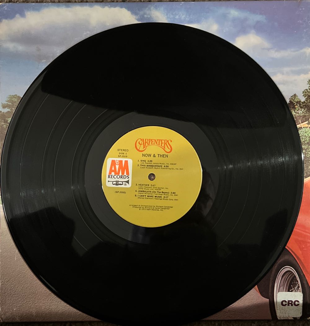 Now & Then - Carpenters (12”) music collectible - Main Image 3