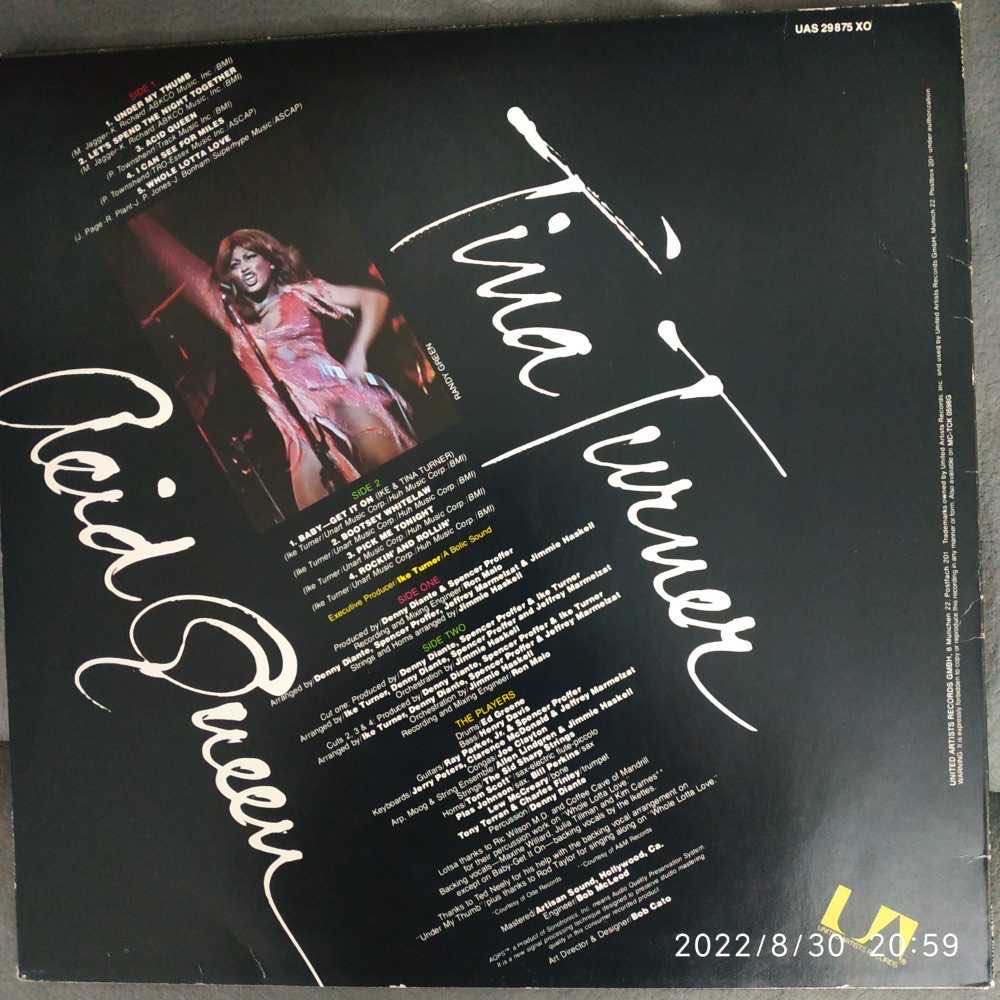 Acid Queen (US LP) - Tina Turner (12”) music collectible - Main Image 2