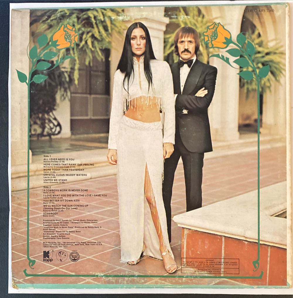 All I Ever Need Is You - Sonny & Cher (12”) music collectible - Main Image 2