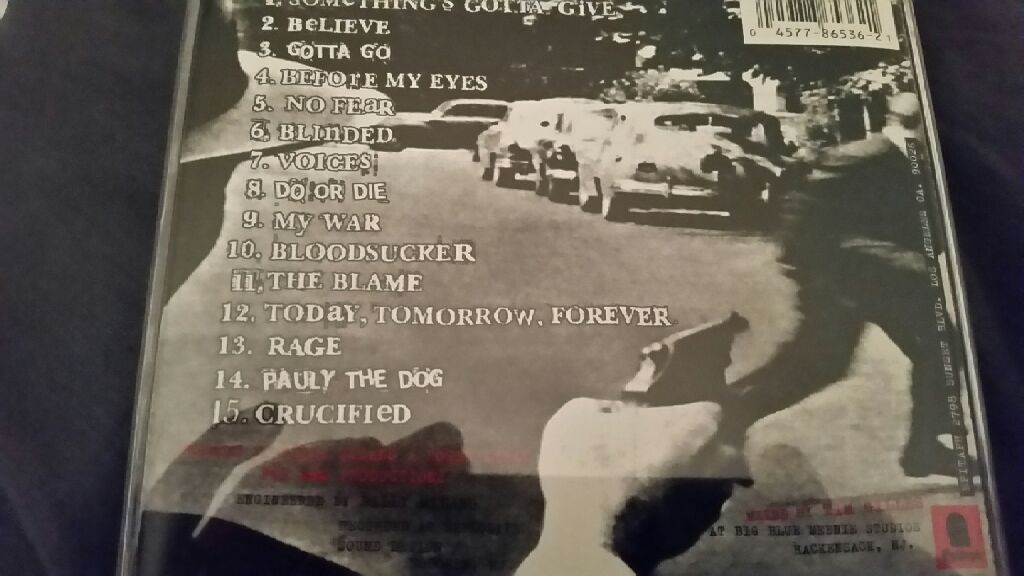 Something’s Gotta Give - Agnostic Front (CD) music collectible [Barcode 045778653621] - Main Image 2