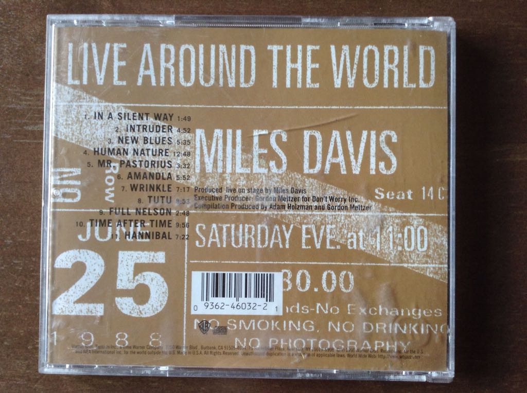 Live Around The World - Davis, Miles (CD - 71) music collectible [Barcode 093624603221] - Main Image 2