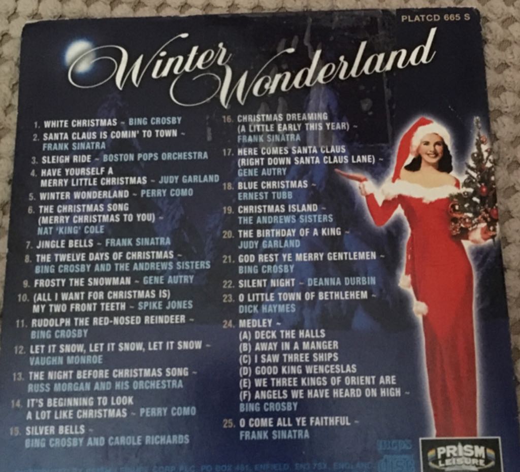 Winter Wonderland - Paul Carrack & The SWR Big Band (CD) music collectible - Main Image 2