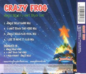Jingle Bells/U Can’t Touch This - Crazy Frog (CD) music collectible [Barcode 5060087561738] - Main Image 2