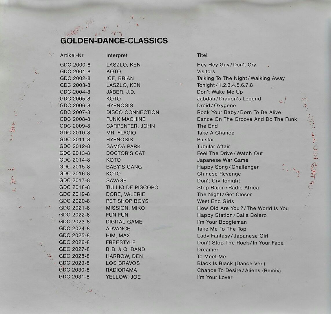 Born To Be Alive - Patrick Hernandez (CD) music collectible [Barcode 09020450] - Main Image 2