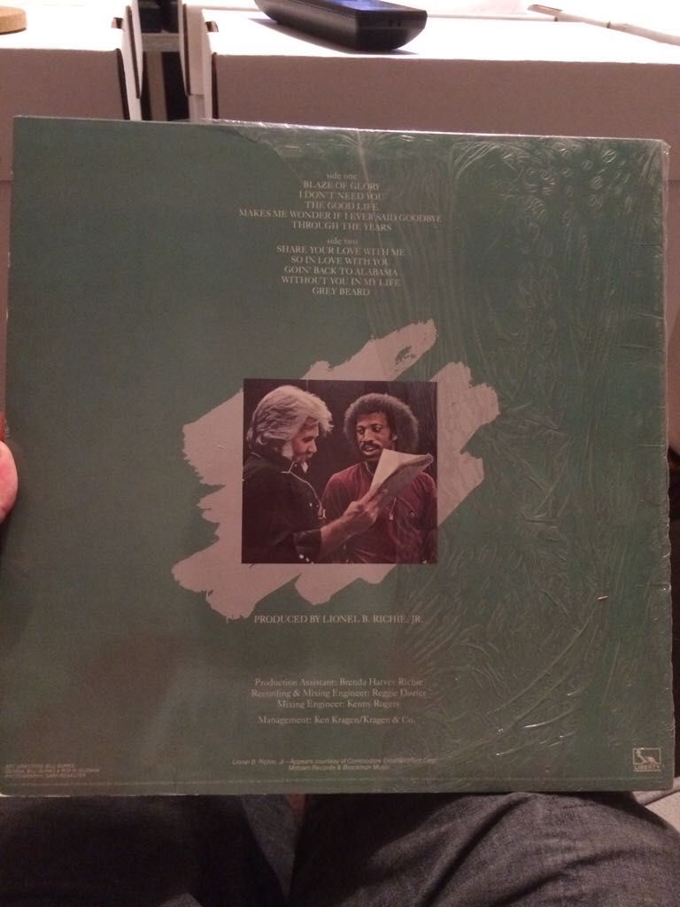 Share Your Love LP - Kenny Rogers (12”) music collectible - Main Image 2