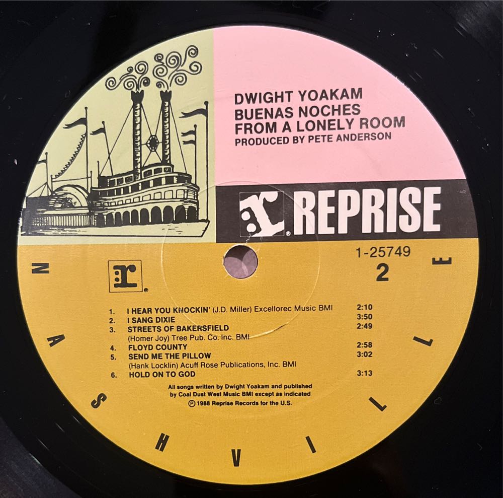 Buenas Noches From A Lonely Room - Yoakam, Dwight (12” - 3637) music collectible - Main Image 4