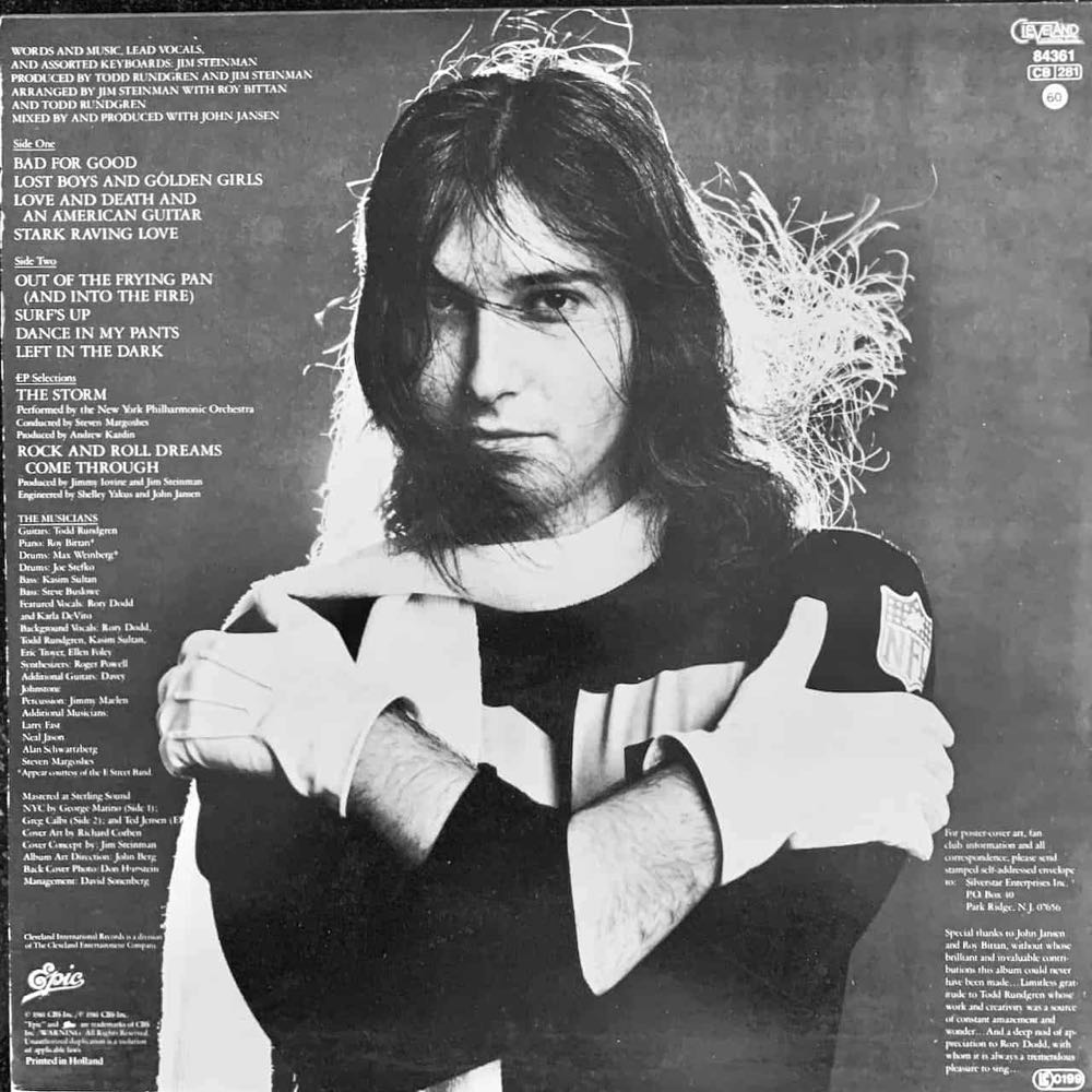 Bad For Good - Jim Steinman (CD - 61:06) music collectible [Barcode 9399746504325] - Main Image 2