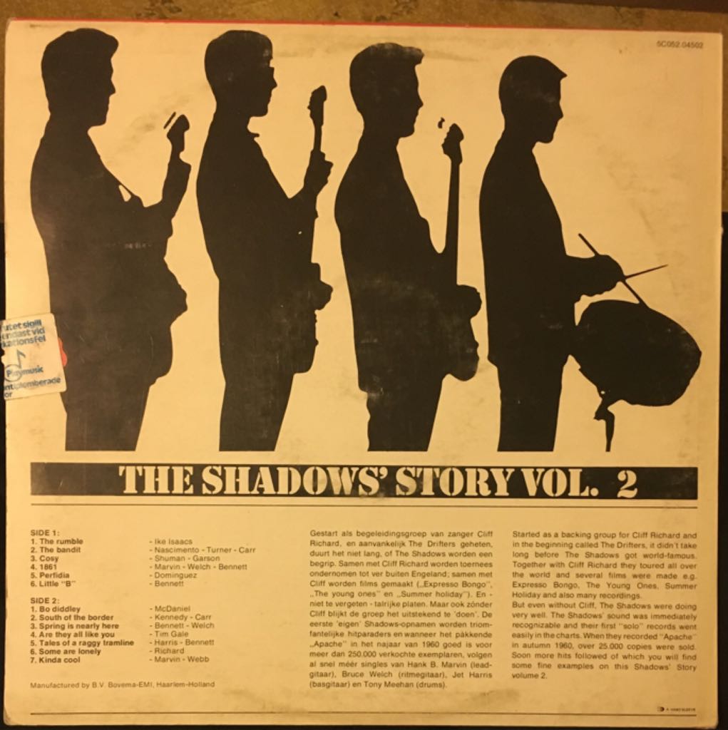 Out Of The Shadows - Shadows, The (12”) music collectible - Main Image 2